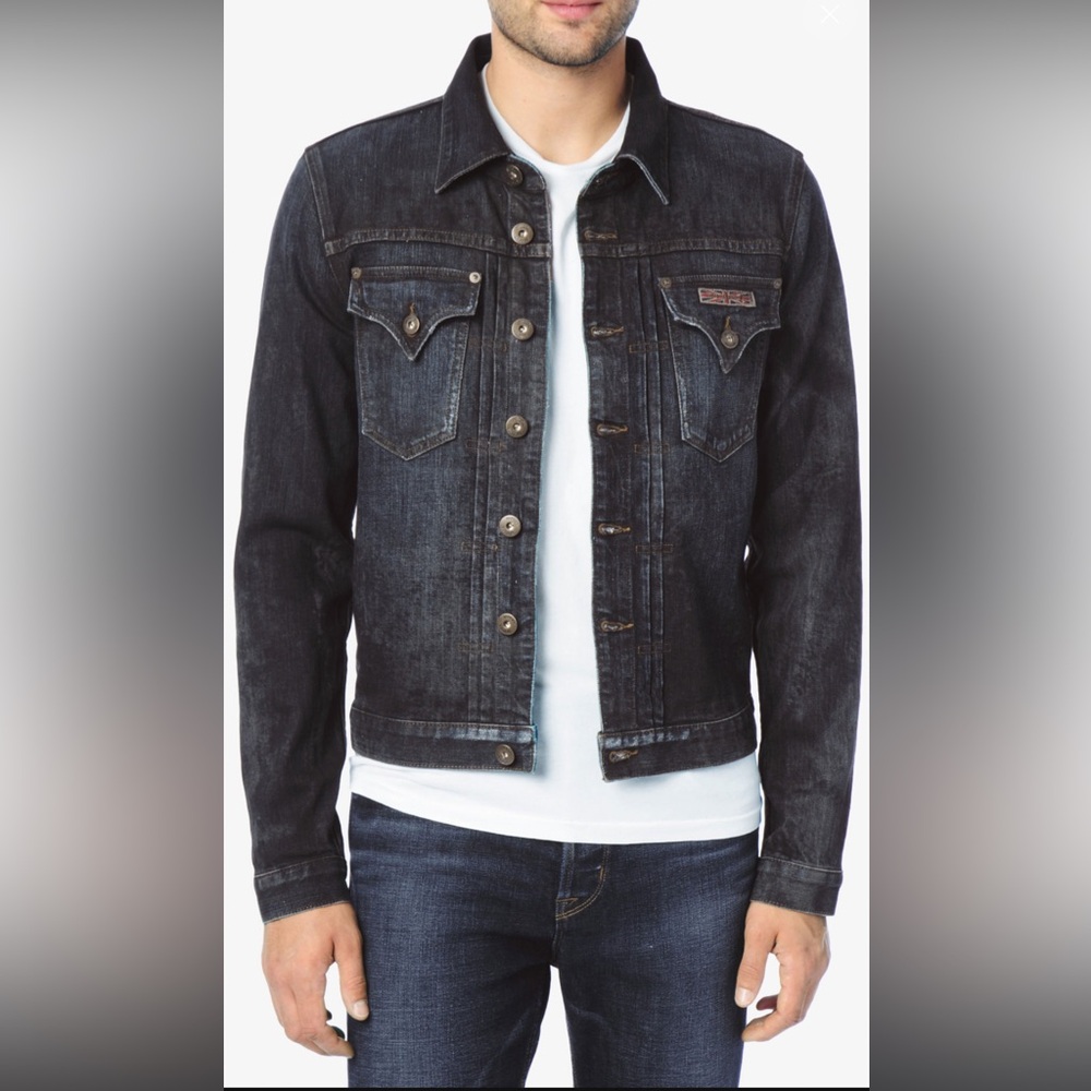 Hudson Jeans Dark Blue Denim Jacket size M